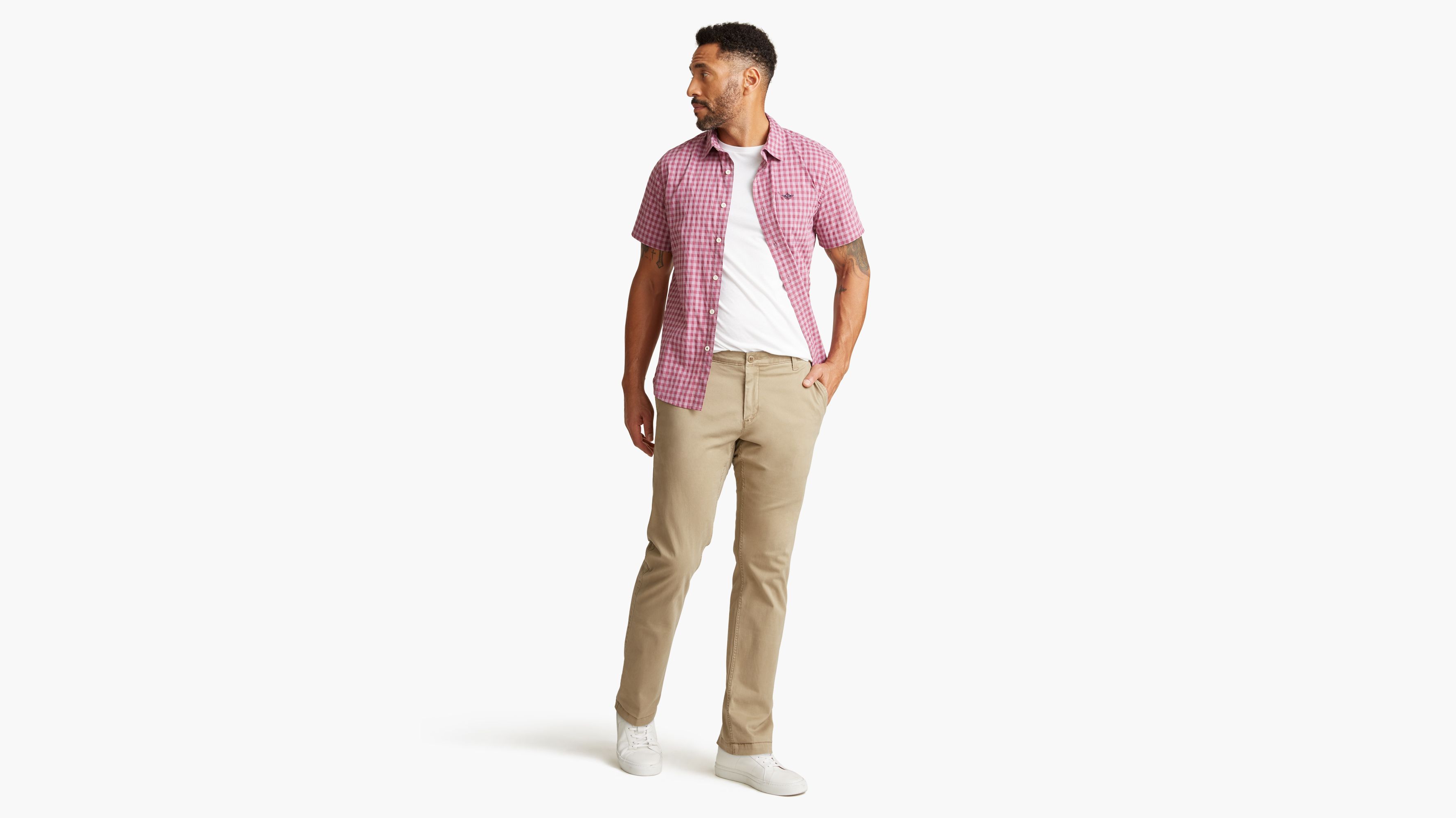 Washed Khaki, Athletic Fit Khaki Dockers® United States (US)