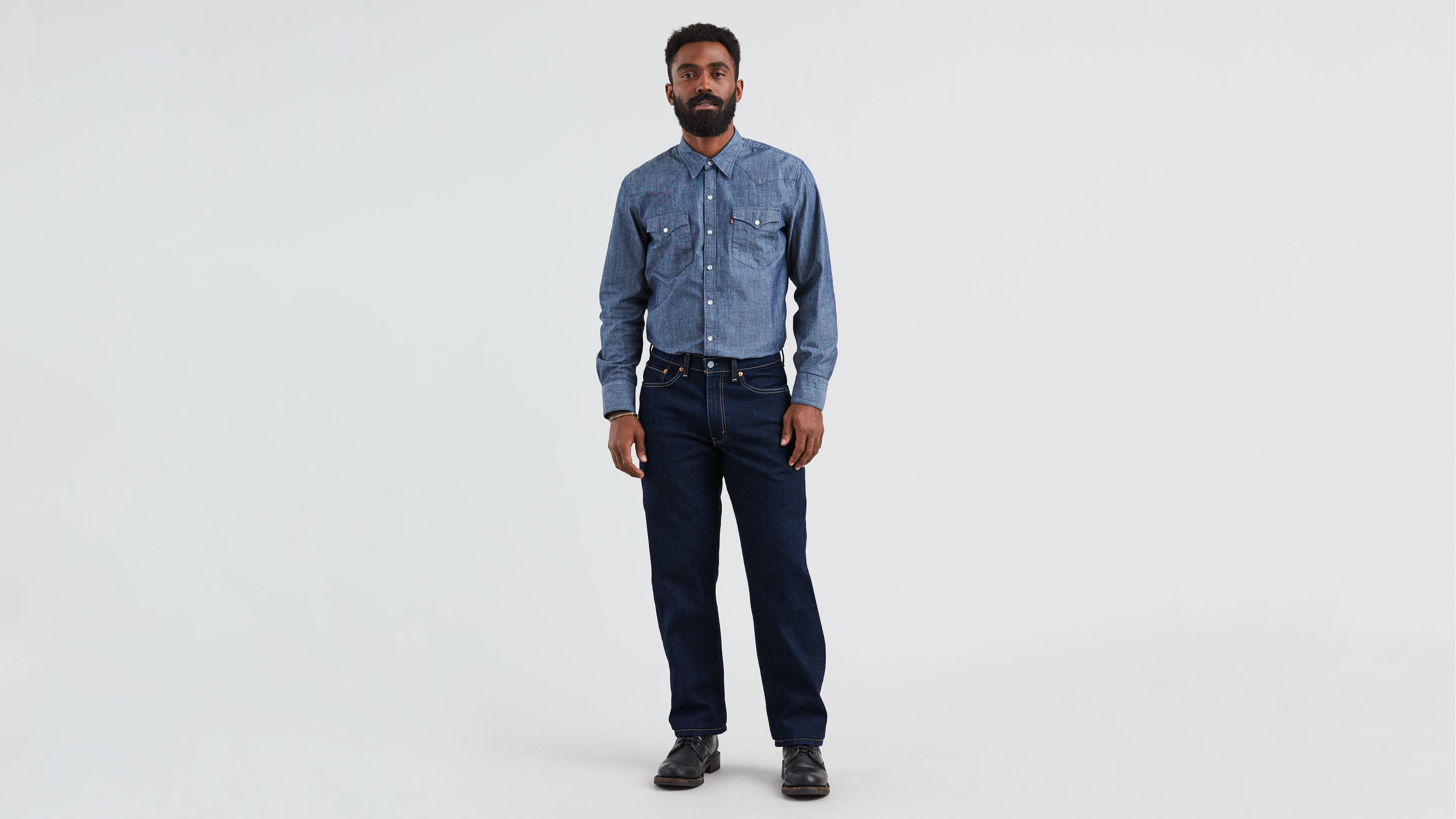 levi's relaxed fit stretch jeans