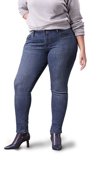 women's levi's curvy jeans