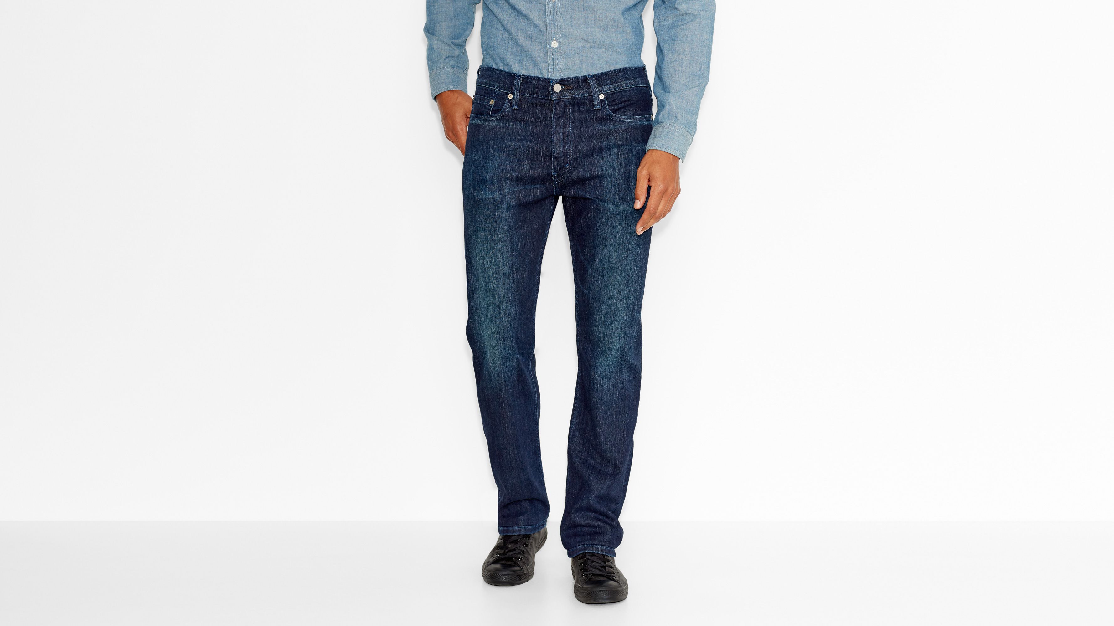 513™ Slim Straight Performance Stretch Jeans | Moonlight Worn |Levi's ...