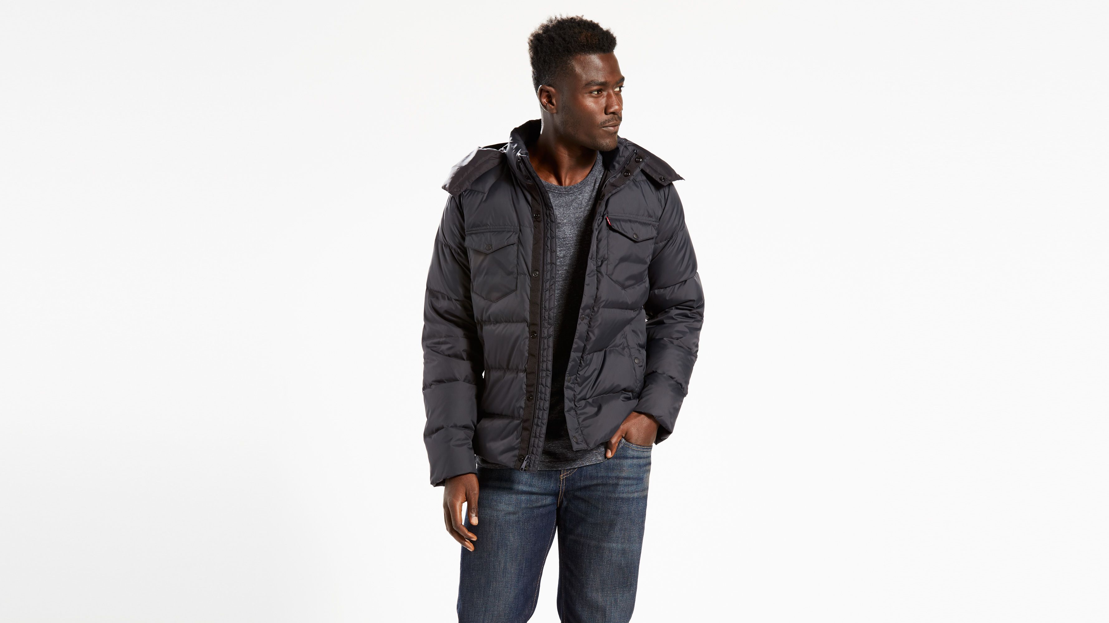 李维斯levis羽绒mason棉服